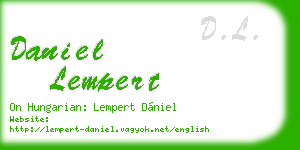 daniel lempert business card